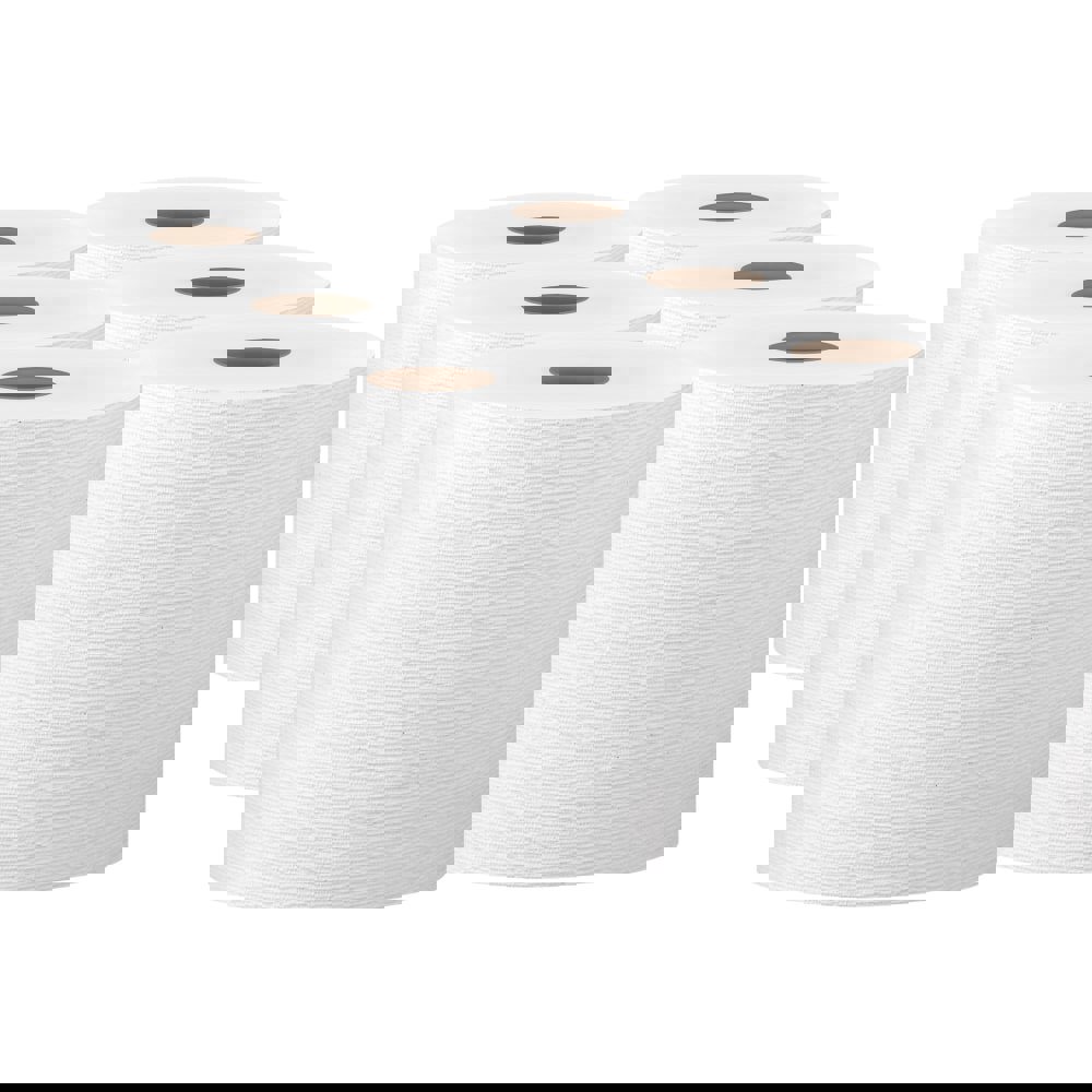 TOWEL,600 HARD ROLL,WH